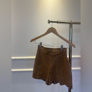 Aritzia - XS - brown suede